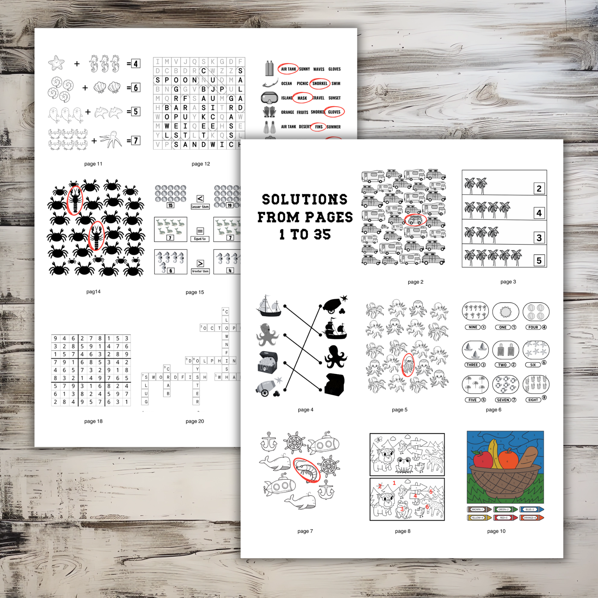 35 Summer Kids Activities Bundle