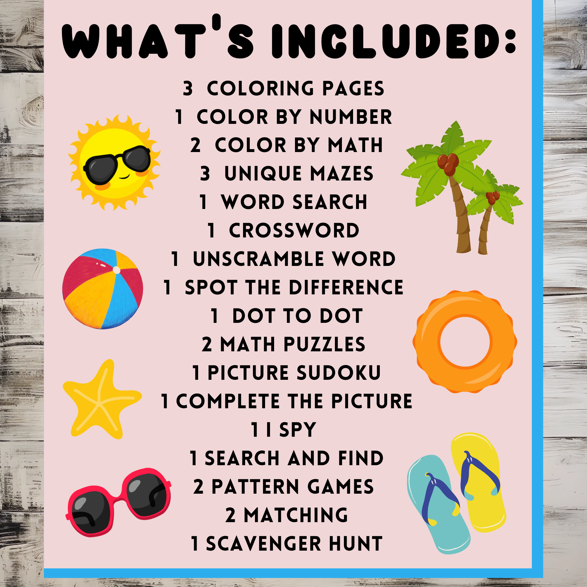 25 Summer Kids Activities Maze Coloring Pages Puzzles